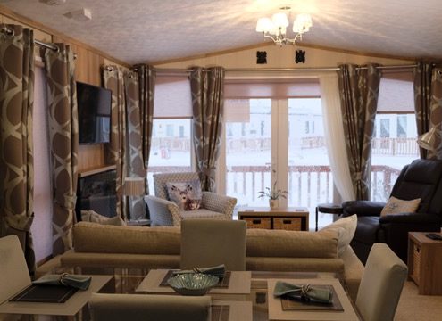 excellent condition static holiday caravan for sale on NC500
